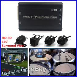 Newst HD 3D 360° Full Surround View System 4CH 1080P DVR Car Camera Recorder Kit