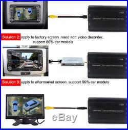 Newst HD 3D 360° Full Surround View System 4CH 1080P DVR Car Camera Recorder Kit