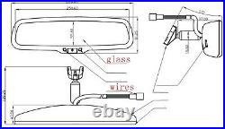 Normal car rearview mirror+3.5LCD+camera, fit Ford Toyota Nissan Honda Dodge Kia