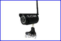 NuCam Water Resistant Outdoor Camera 720p HD Portable Wireless Rear View AP Base