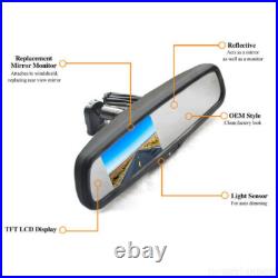 OEM Backup Parking Camera & OEM Mirror Monitor for Ford F250 F350 F450 2008-2016