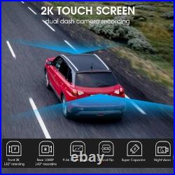 OEM Design 2K Rear View Mirror Dash Cam with Backup Camera & Parking Assistance