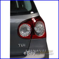Original VW LED tail lights SET For VW Golf 5 V in Cerise Red / Black