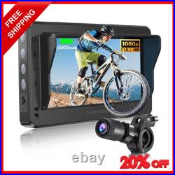 PARKVISION Bicycle Rear View Camera with Sunshade -4.3''HD 1080P Monitor wit