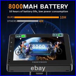 PARKVISION Bicycle Rear View Camera with Sunshade -4.3''HD 1080P Monitor wit