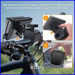 PARKVISION Bicycle Rear View Camera with Sunshade -4.3''HD 1080P Monitor wit