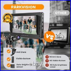 PARKVISION Bicycle Rear View Camera with Sunshade -4.3''HD 1080P Monitor wit