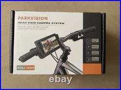 PARKVISION Bicycle Rear View Camera with Sunshade -4.3''HD 1080P Monitor with