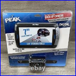 PEAK Digital Wireless Back-Up Camera 7 inch Color LCD Monitor NEW Sealed HTF