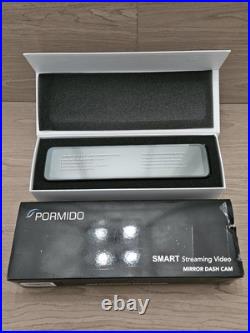 PORMIDO Mirror Dash Cam 12 Detached Front, in-Car & Rear Camera + 32GB SD