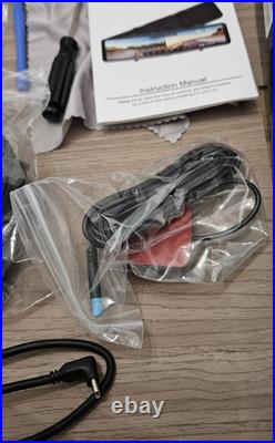 PORMIDO Mirror Dash Cam 12 Detached Front, in-Car & Rear Camera + 32GB SD