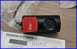 PORMIDO Mirror Dash Cam 12 Detached Front, in-Car & Rear Camera + 32GB SD