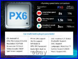 PX6 4GRAM Android 10.0 Autoradio GPS Navi DAB Für VW GOLF 5 PASSAT TIGUAN TOURAN