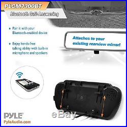 PYLE PLCM7300BT 7-Inch TFT Mirror Monitor with Rear-View Night Vision Camera