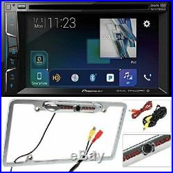 Pioneer Double DIN Apple CarPlay In-Dash Car Stereo Receiver withRear view Camera