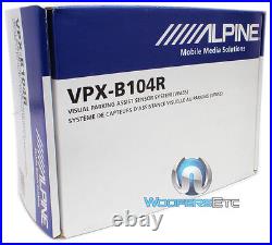 Pkg ALPINE VPX-B104R OEM ULTRASONIC CAR REVERSE PARKING ASSISTANT + REAR CAMERA