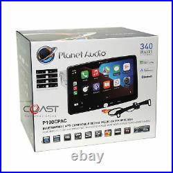 Planet Audio 10.1 Bluetooth Carplay Android Rear View Camera Stereo Receiver