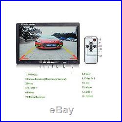 Professional 2 Rear View Camera 7 TFT LCD Night Vision wireless 34ft length
