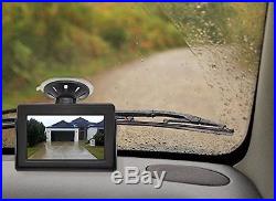 Pyle Car Vehicle Rear View Backup Camera & Monitor Parking Kit Night Vision Wate