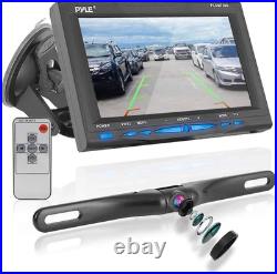 Pyle Rear View Backup Car Camera Screen Monitor System with Parking and Black