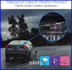 Pyle Rear View Backup Car Camera Screen Monitor System with Parking and Black