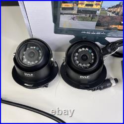 Pyle Rearview Backup (4) Camera Monitor System Waterproof 7 Screen Car RV Truck