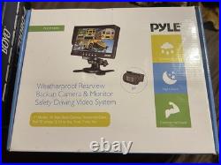 Pyle Wireless Rear View Backup 4-Camera 7 Quad Monitor DVR For Truck Bus Van RV Pyle Wireless Rear View Backup 4-Camera 7 Quad Monitor DVR For Truck Bus Van RV