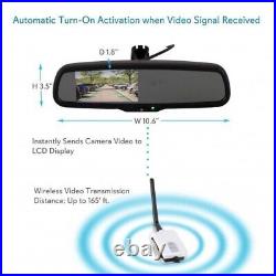 Pyle Wireless Rear View Camera Kit with Night Vision & Distance Scale Lines