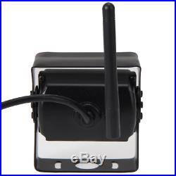 Quad Front Backup Camera 7 Wireless Rear View Monitor For Truck Semi-Trailer RV
