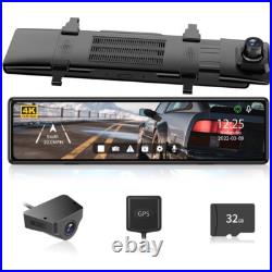 REDTIGER 4K Dash Cam Front and Rear View Mirror Dash Cam Backup Camera REDTIGER 4K Dash Cam Front and Rear View Mirror Dash Cam Backup Camera