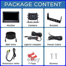 RV Backup Camera Plug and Play No Delays 7 Inch HD 1080P Rear View Camera