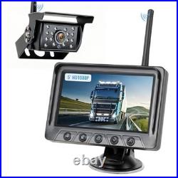 RV Backup Camera Wireless 1080P Rear View IR Night Vision Camera and 5 1-Cam