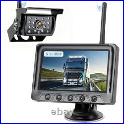 RV Backup Camera Wireless 1080P Rear View IR Night Vision Camera and 5 1-Cam
