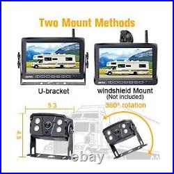RV Backup Camera Wireless Pre-Wired for Furrion System Loop Recording 7 Inch