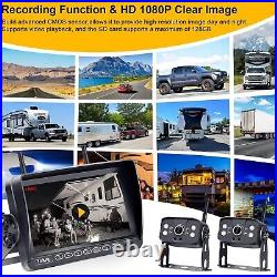 RV Backup Camera Wireless Recording 2 Cameras Y28