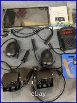 RV Camera System Carplay 10.36 Touch Quad Monitor 1080P Backup Camera