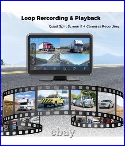 RV Camera System with Carplay Android Auto, 5 1080P Wired Backup Camera & NEW