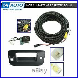 Rear View Camera Add On Kit with Wiring Harness & Tailgate Handle Bezel New