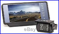 Rear View Camera System, 1 Camera Setup With 7' Replacement Mirror Display
