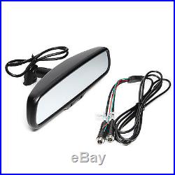 Rear View Mirror Back Up Camera System Safety Reverse Safely Night Vision New