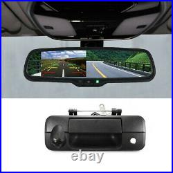 Rear View Reverse Backup Camera Mirror Monitor Kit for Toyota Tundra (2007-2013)