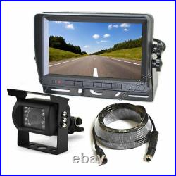 Rear View Reverse Backup Camera + Monitor for RV Tractor Trailer Truck Bus Van