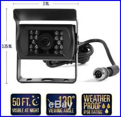 Rear View Safety Backup Camera System With 7 in. And 130° Viewing Angle Display