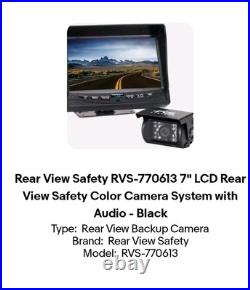Rear View Safety RVS-770613 7? LCD Rear View Safety Color Camera System with Rear View Safety RVS-770613 7? LCD Rear View Safety Color Camera System with