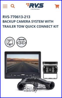 Rear View Safety RVS-770613 7? LCD Rear View Safety Color Camera System with Rear View Safety RVS-770613 7? LCD Rear View Safety Color Camera System with