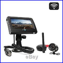 Rear View Safety Wireless Backup Camera System with Cigarette Lighter Adaptor