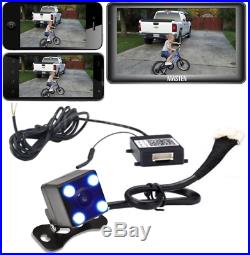 Rear View Universal CCD Reverse Camera HD Wifi for Motorcycle Monitor vision