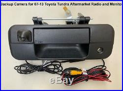 Rear view Backup Camera for 07-13 Toyota Tundra Aftermarket Nav Radio or Monitor