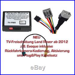 Rear view camera -Eingangskodierung + Freeview for Land Rover from 2012