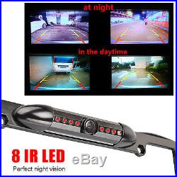 Rear view mirror with 4.3 LCD monitor & Licence Plate Frame Backup Camera Combo